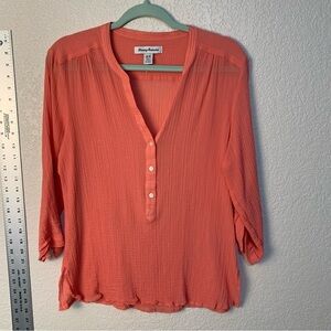 Tommy Bahama Vibrant Coral Blouse